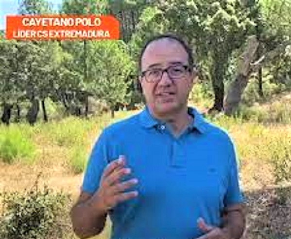 Cayetano Polo, hasta hace poco, líder de Cs en Extremadura.