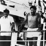 Felipe, a bordo del Azor.