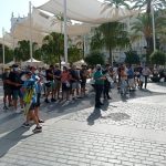 Reciente cacerolada de policías locales ante el Ayuntamiento. POLICÍA LOCAL