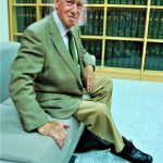 Francisco Pedraja en la Sociedad de Amigos del País, donde desarrolló una fecunda labor. J.M. PAGADOR