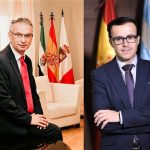 Los alcaldes de Don Benito y Villanueva, artífices de la posible unión.