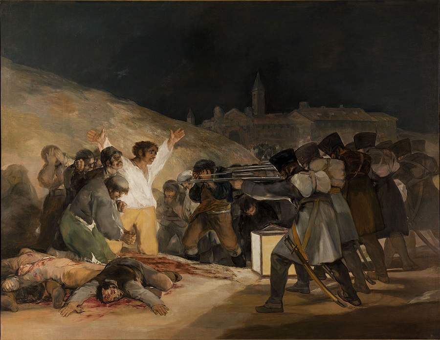 Fusilamientos del 2 de mayo, de Goya. Todos los países hemos sufrido los mismos males. RTVE