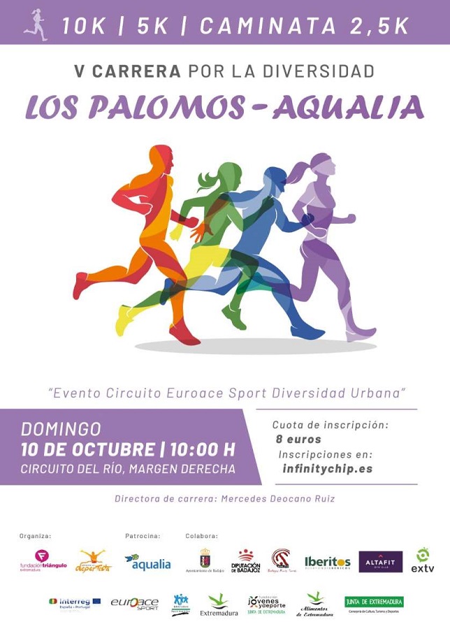 Hoy tiene lugar en Badajoz la V Carrera por la Diversidad.