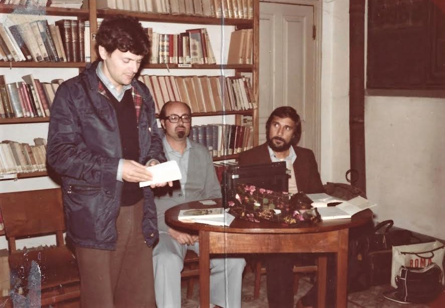 Presentación del libro El Viejo Pancho, por Manuel Suárez, en 1980.