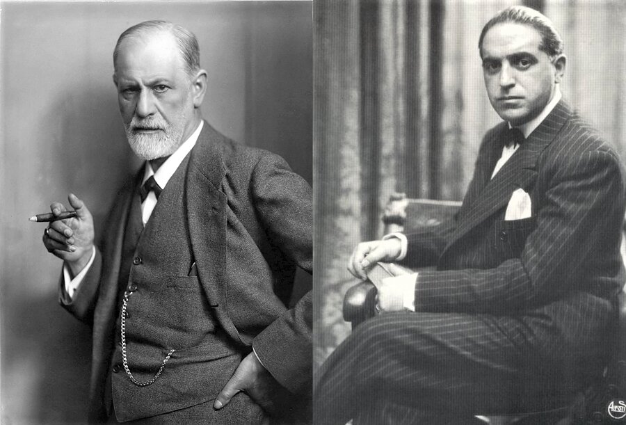Sigmund Freud (i) y Gregorio Marañón analizaron al Don Juan. MAX HALBERST y ALFONSO