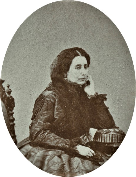 Carolina Coronado a finales del siglo XIX.