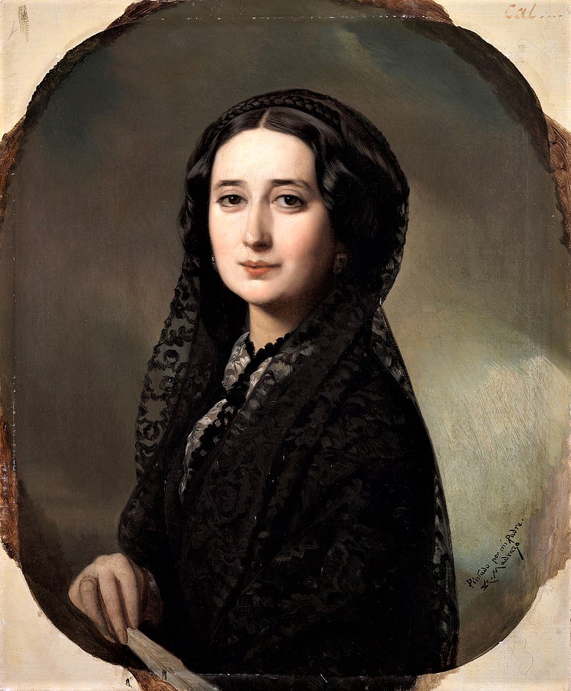 Carolina Coronado, por Federico de Madrazo, Museo del Prado.