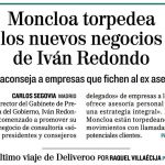 Llamada en primera página de El Mundo.