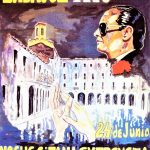 Detalle del cartel encargado por José María Pagador a Antonio Vaquero Poblador. ARCHIVO J.M. PAGADOR