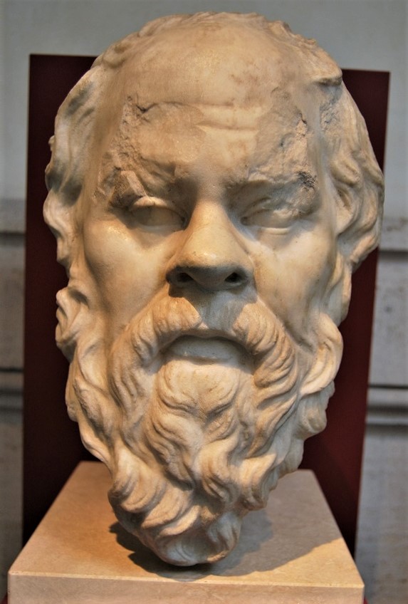 Busto de Sócrates en el Museo Nacional de Roma. J.M. PAGADOR