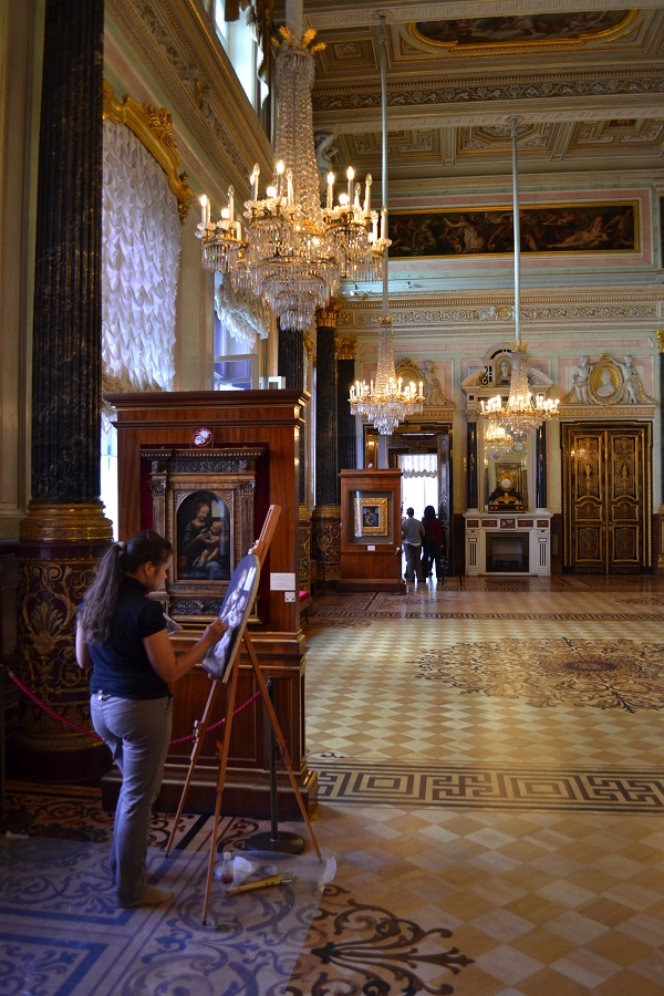 Sala de Leonardo da Vinci en el Hermitage, símbolo de hermandad de la cultura rusa y la europea. J.M. PAGADOR