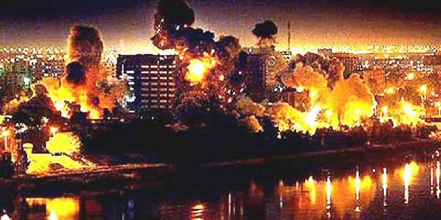Bagdad bombardeada por EEUU. RTVE