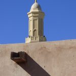 Minarete de una mezquita de la Península Arábiga.