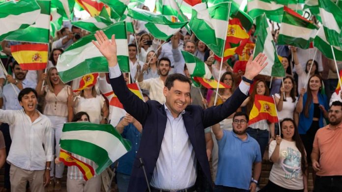 El PP de Juanma Moreno arrasó en las últimas elecciones en Andalucía, un caladero tradicional de la izquierda. RTVE