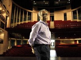 Miguel Murillo en el Teatro López de Ayala, que él elevó a la excelencia.