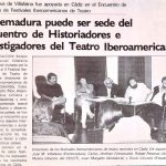 Villafaina, con Juan Margallo en el “Encuentro de directores de Festivales de Teatro Iberoamericanos”, en el FIT de Cádiz.