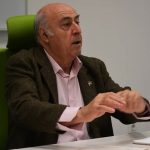 Juan Serna en un acto público.