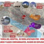 Ubicación de la mina de litio que se quiere abrir en la ciudad de Cáceres. Plat. Salvemos la Montaña