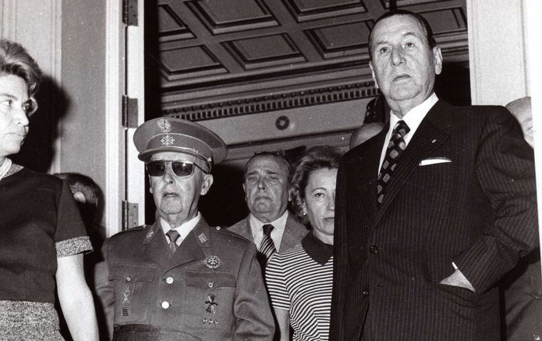 Franco y Perón.