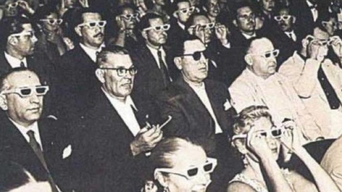 Perón en el cine, en los años cincuenta, pero la película de Argentina no ha salido bien.