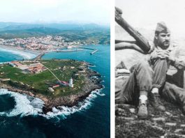 Un militante antifranquista en la mili franquista Juan Serna, de soldado, en la Isla de las Palomas.