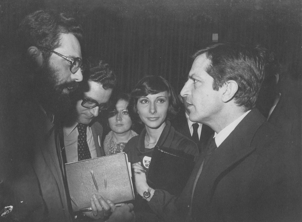 Con Suárez en los años 70, cuando pronosticó la derrota y desaparición del CDS. PROPRONEWS