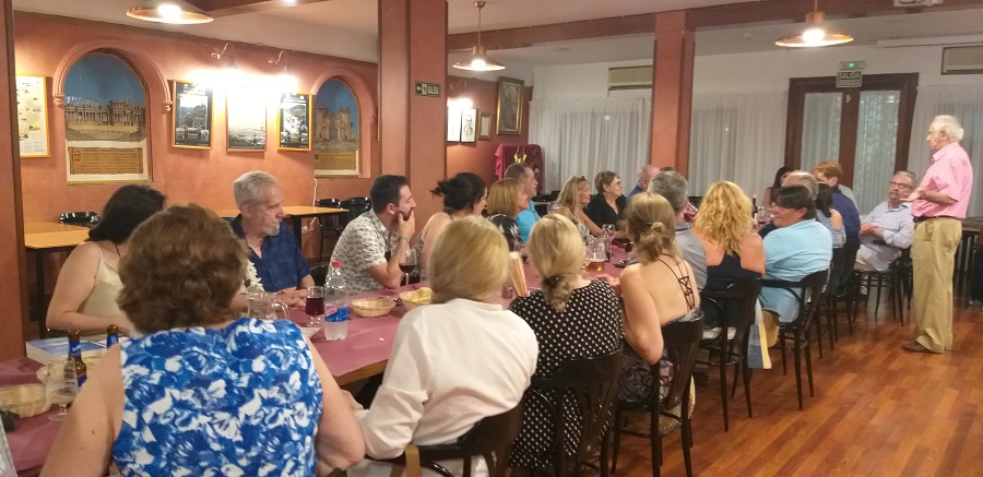 Un momento de la cena ofrecida por la Casa de Extremadura y su presidente, el recordado Gonzalo Martín. PROPRONews