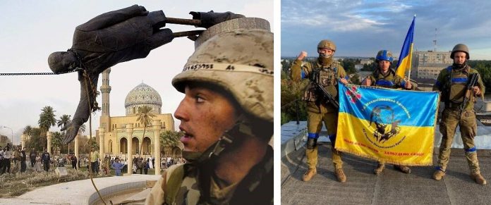 Invasión de Irak y la invasión de Ucrania, malas las dos. RTVE