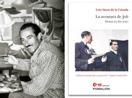 Portada del libro y su autor, que era un completo artista.