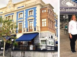 El Hotel Puente Colgante y los artífices del evento gastronómico. J.M. PAGADOR