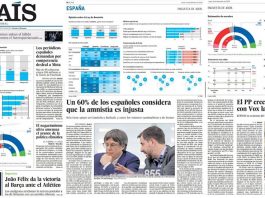Las 3 páginas de El País reflejan la mayoritaria oposición ciudadana a la amnistía. MONTAJE PROPRONews
