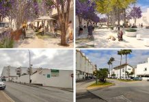 Conil de la Frontera puede perder una inversión millonaria para mejorar la ciudad Recreación virtual de la zona con el proyecto y, debajo, el lamentable estado actual de la misma.
