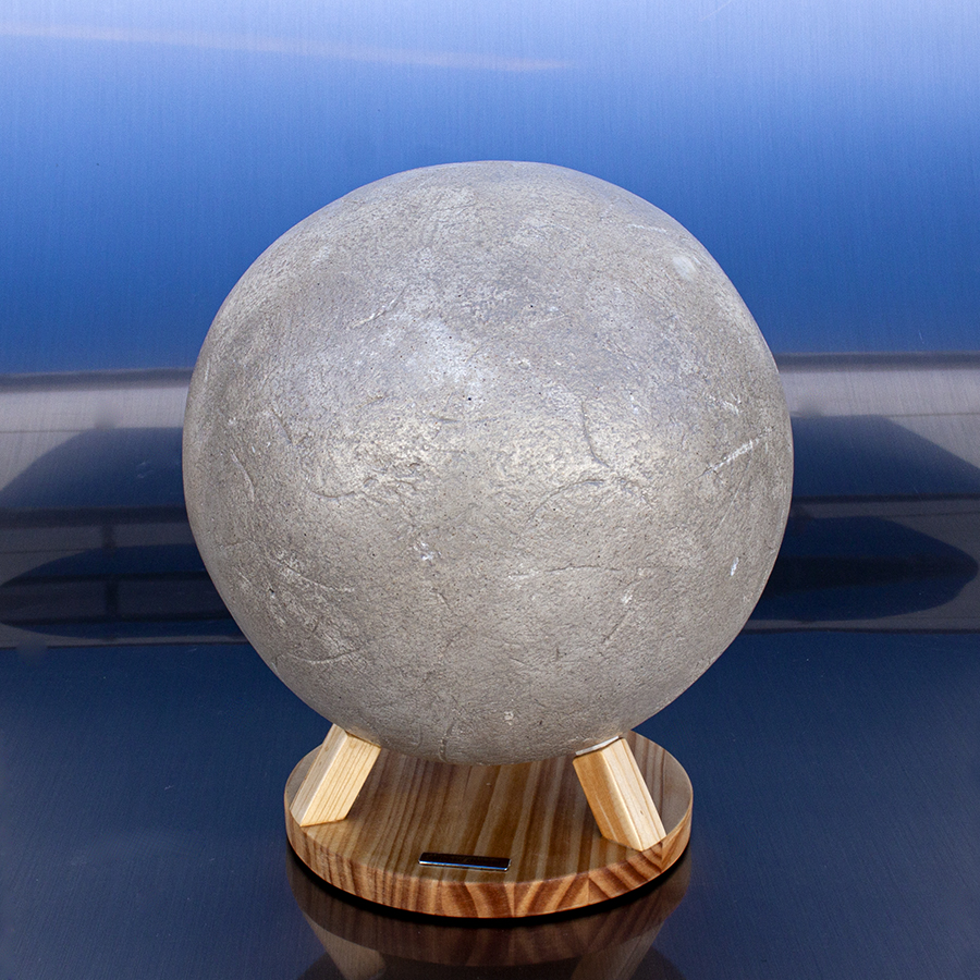 il mondo XIV Lutelia - Ø 27,5 cm – 3,8 Kg – piedra Puzporex patinada