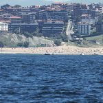 Vista, desde el mar, de Getxo, la villa natal de Juan Torre. J.M. PAGADOR.