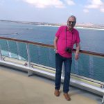 Navegando en uno de sus viajes por el mundo. ARCHIVO J.M. PAGADOR